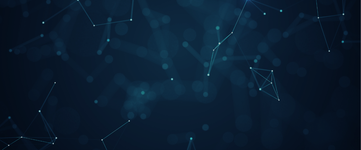 Image abstraite sur fond bleu